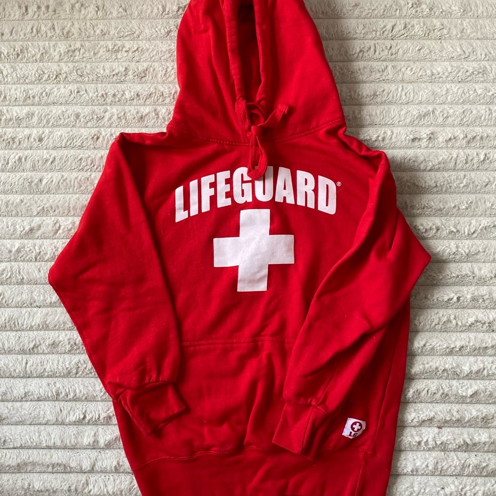 Red Lifeguard Hoodie